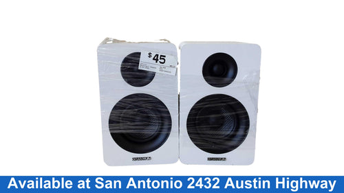 Sanyun Sw-208 White Bookshelf Speaker