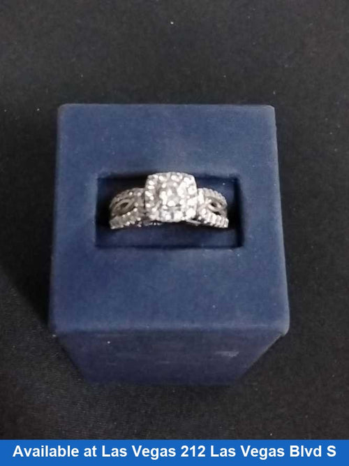 Women's Ring - White Gold 14k (.585) 3.6 grams Size 20