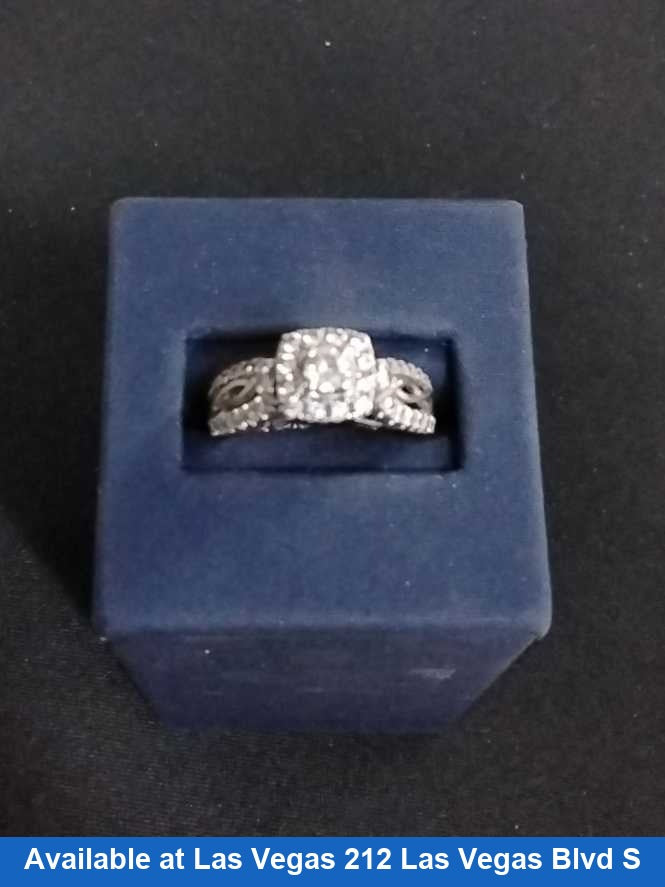 Women's Ring - White Gold 14k (.585) 3.6 grams Size 20