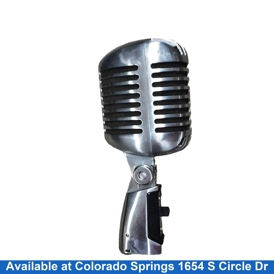 Shure 55sh Silver Corded Microphone