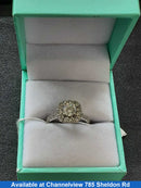 Ring - Engagement Set - White Gold 14k (.585) 4.2 grams Size 6
