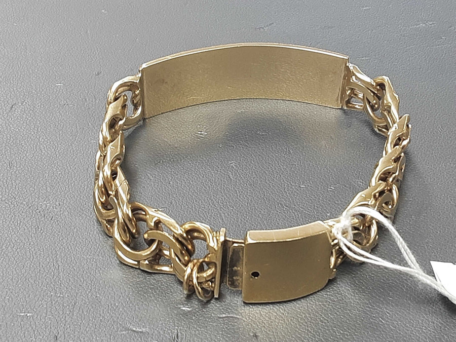 ID Bracelet - Yellow Gold 10k (.417) 40.6 grams 7 inch