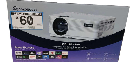 Vankyo Leisure 470r White Home Media Projector