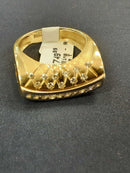 Men's Ring - Yellow Gold 14k (.585) 6.7 grams Size 13