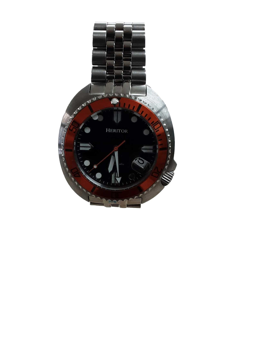 Heritor Nh35a Silver Regular Watch