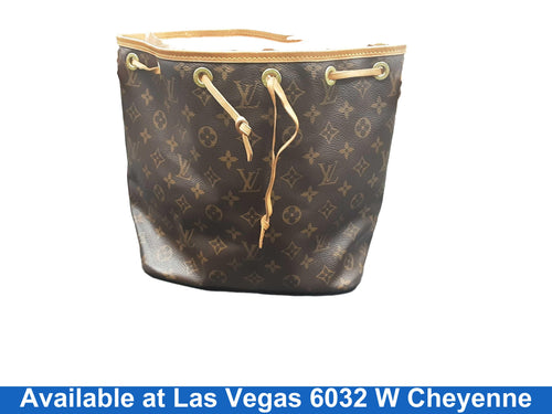 Louis Vuitton Petit Noe Monogram Canvas Brown Purse / Handbag