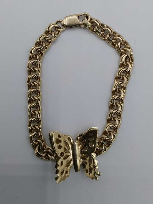 Link Bracelet - Yellow Gold 10k (.417) 19.6 grams 7 inch