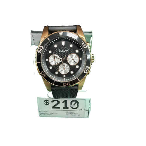 Bulova 98a298 Black Regular Watch