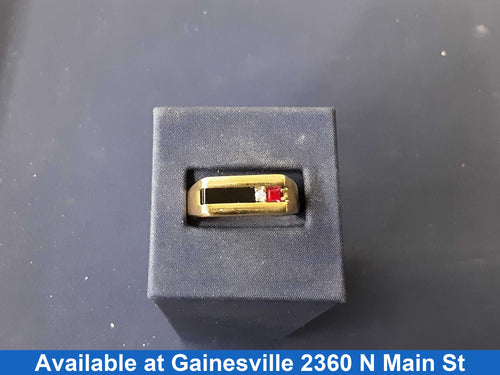 Men's Ring - Yellow Gold 10k (.417) 6.5 grams Size 13.5