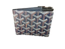 Goyard Victoire Bi-fold Blue Wallet
