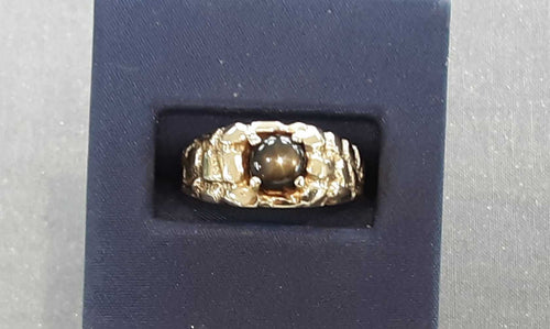 Men's Ring - Yellow Gold 10k (.417) 4.4 grams Size 10.5