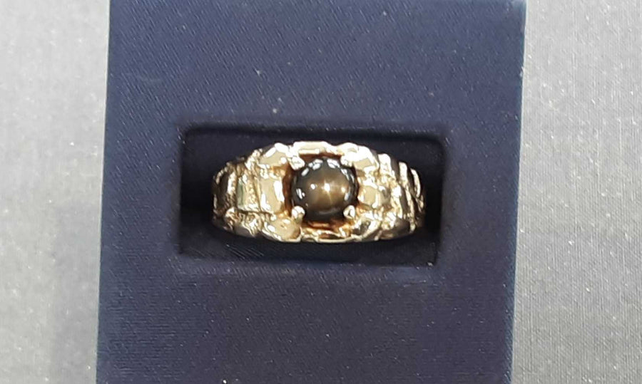 Men's Ring - Yellow Gold 10k (.417) 4.4 grams Size 10.5