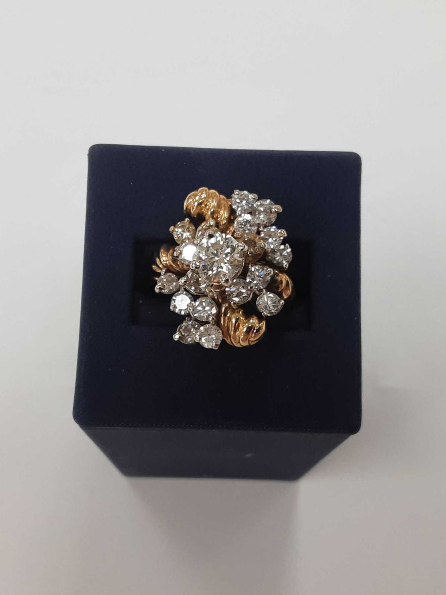Women's Ring - Yellow Gold 14k (.585) 11.7 grams Size 10