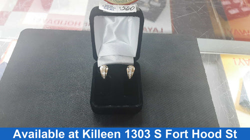 Earrings - Yellow Gold 14k (.585) 3.2 grams