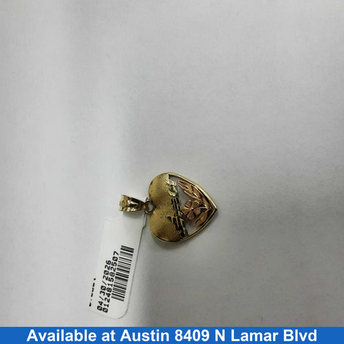 Pendant - Yellow Gold 14k (.585) 1.3 grams