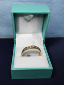 Ring - Wedding Band - Yellow Gold 14k (.585) 3 grams Size 10.5