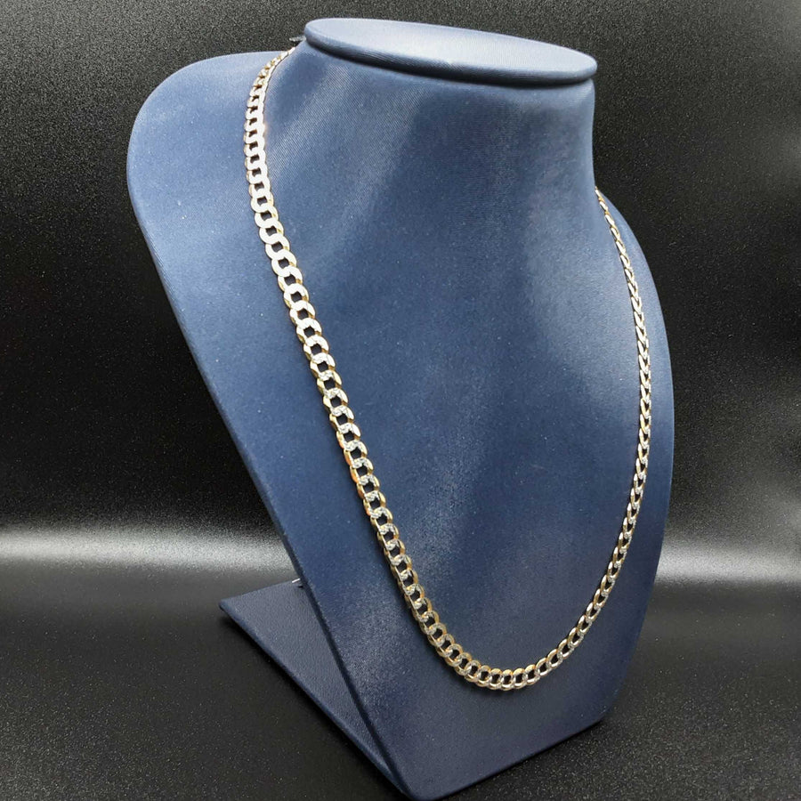 Cuban Link Chain - Yellow Gold 10k (.417) 12.4 grams 24 inch