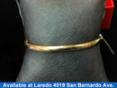 Bangle Bracelet - Yellow Gold 14k (.585) 5.6 grams 7 inch