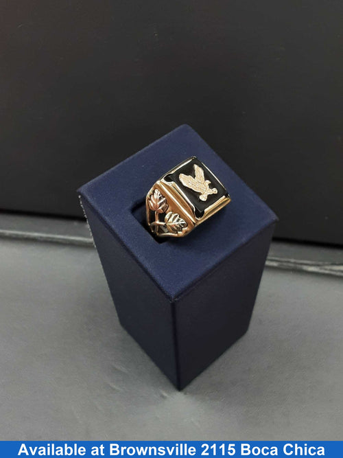 Men's Ring - Yellow Gold 10k (.417) 8.2 grams Size 10