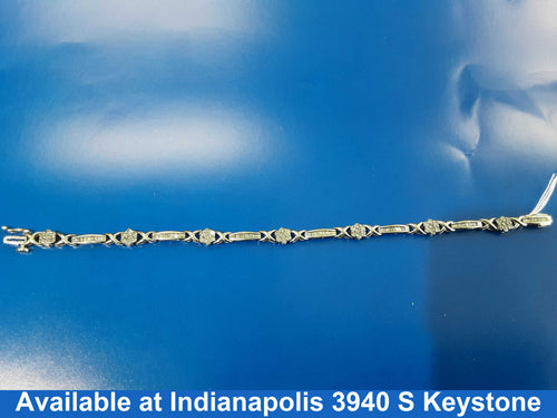 Bracelet - White Gold 10k (.417) 7.9 grams 8 inch