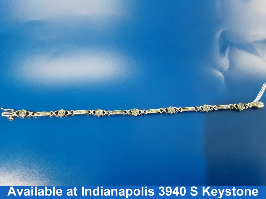 Bracelet - White Gold 10k (.417) 7.9 grams 8 inch