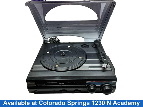 Jensen Jta-230 Black Home Turntable