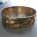 Bangle Bracelet - Yellow Gold 14k (.585) 27.5 grams 8 inch