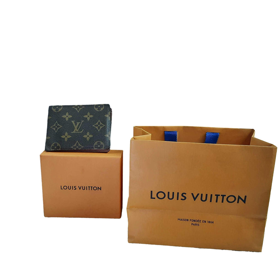 Louis Vuitton Monogram Canvas Wallet Brown Wallet