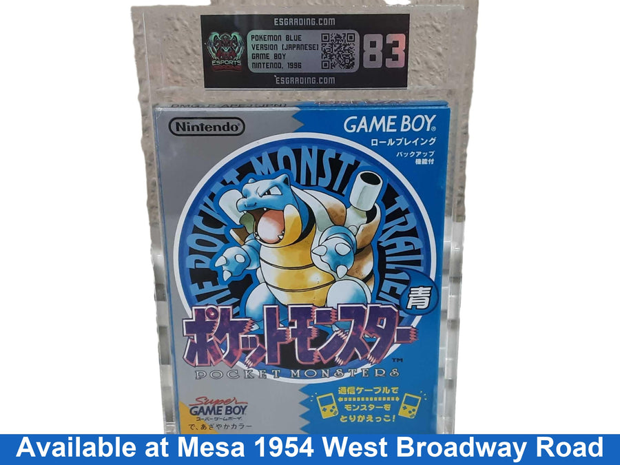 Esgraging Pokemon Blue Japanese Grade 83 Blue Other Collectible