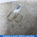 Hoop Earrings - Yellow Gold 14k (.585) 0.5 grams