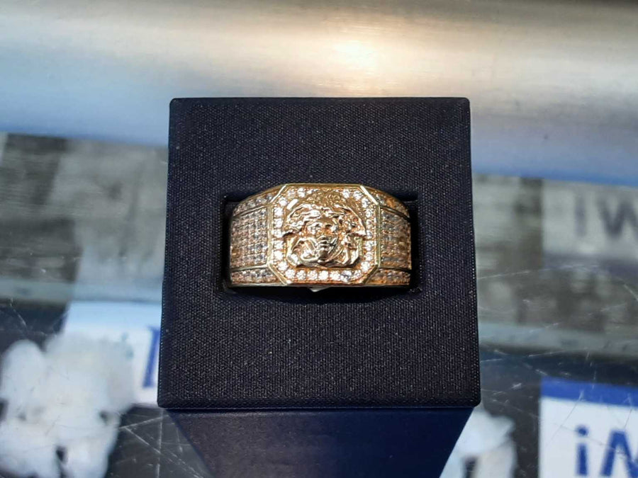 Men's Ring - Yellow Gold 10k (.417) 8.4 grams Size 8.5