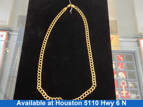 Cuban Link Chain - Yellow Gold 14k (.585) 26.4 grams 24 inch