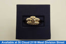 Ring - Engagement Set - Yellow Gold 10k (.417) 3.63 grams Size 6