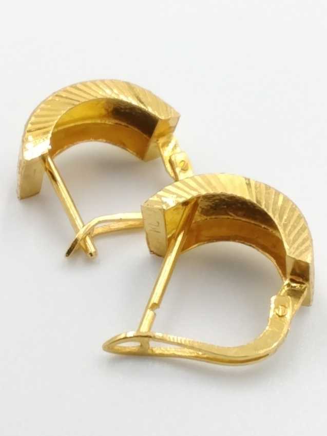 Bangle Earrings - Yellow Gold 14k (.585) 1.5 grams