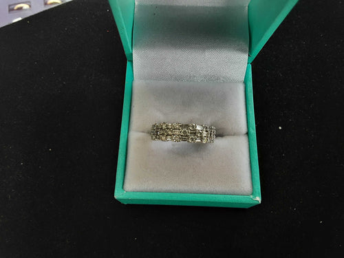 Ring - Wedding Band - White Gold 10k (.417) 3.6 grams Size 7