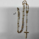 Bead Chain - Tricolor Gold 14k (.585) 13.8 grams 24 inch