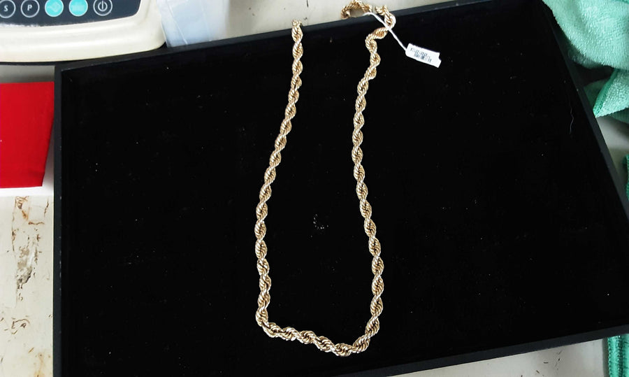 Rope Chain - Yellow Gold 10k (.417) 35.7 grams 28 inch