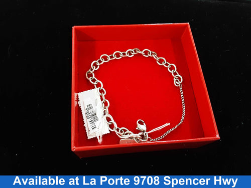 Cable Bracelet - Silver 8 grams 8 inch