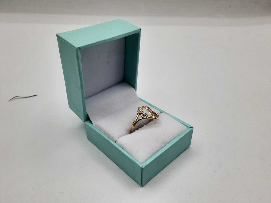 Women's Ring - Yellow Gold 10k (.417) 1.6 grams Size 8.5