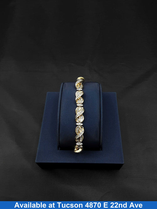 Tennis Bracelet - Yellow Gold 14k (.585) 31 grams 8 inch