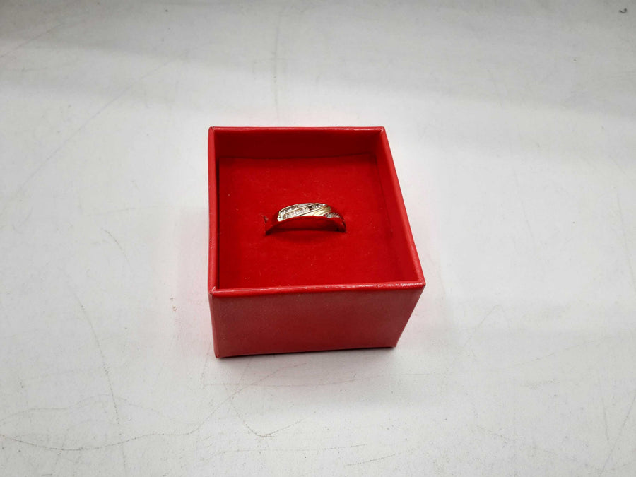 Women's Ring - Anniversary - Yellow Gold 10k (.417) 2 grams Size 20