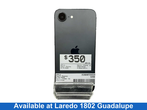 Apple A3212__iphone 16e 128 Gb Black Smart Phone