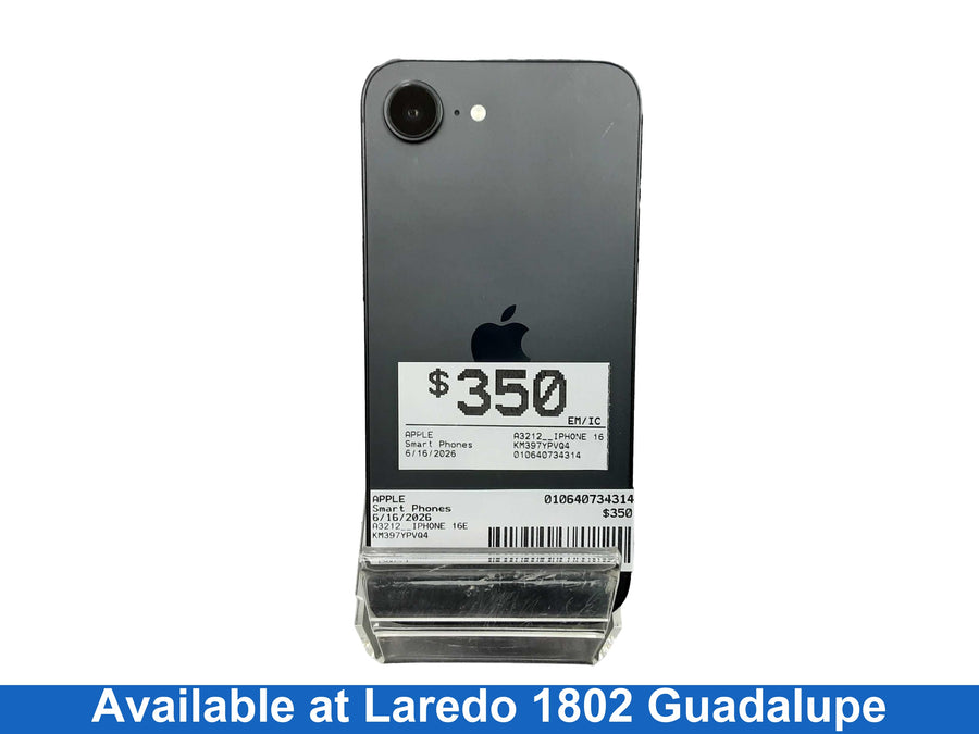 Apple A3212__iphone 16e 128 Gb Black Smart Phone