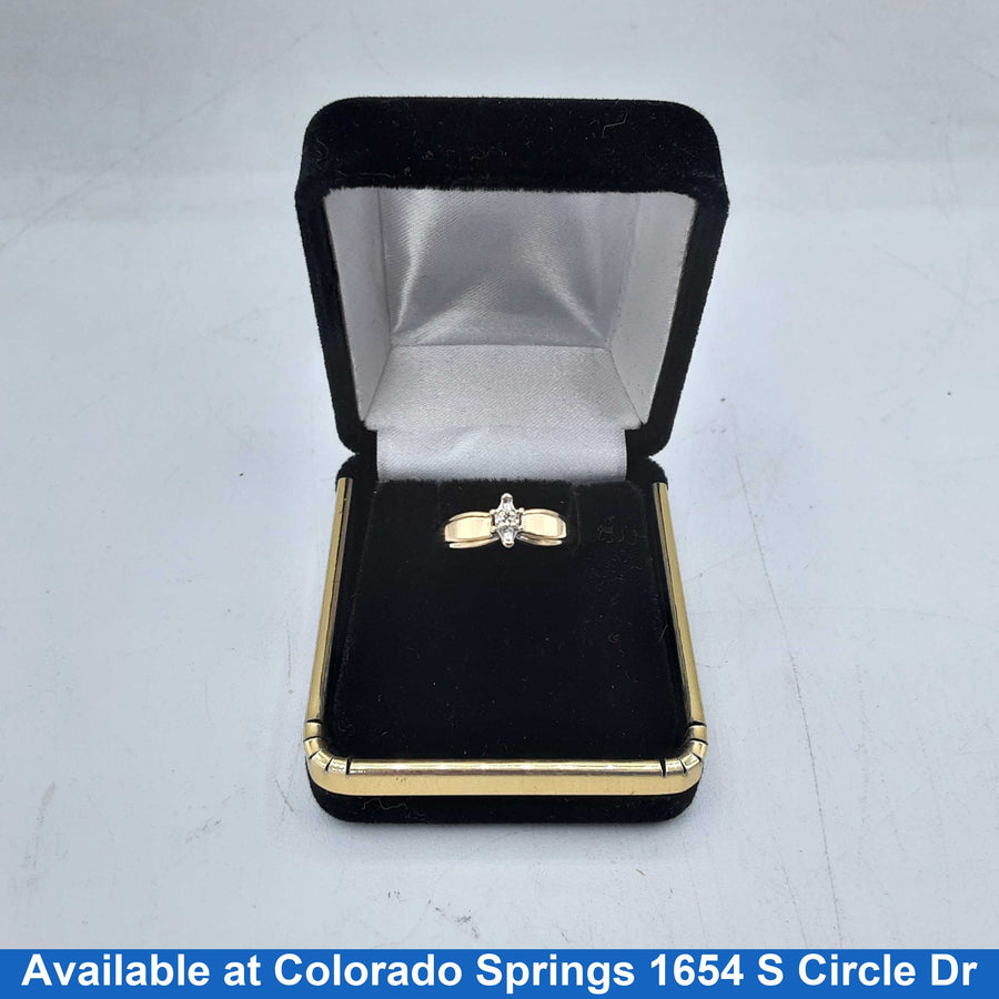 Women's Ring - Yellow Gold 10k (.417) 1.6 grams Size 5