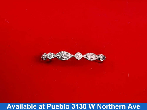 Women's Ring - White Gold 10k (.417) 1.4 grams Size 7