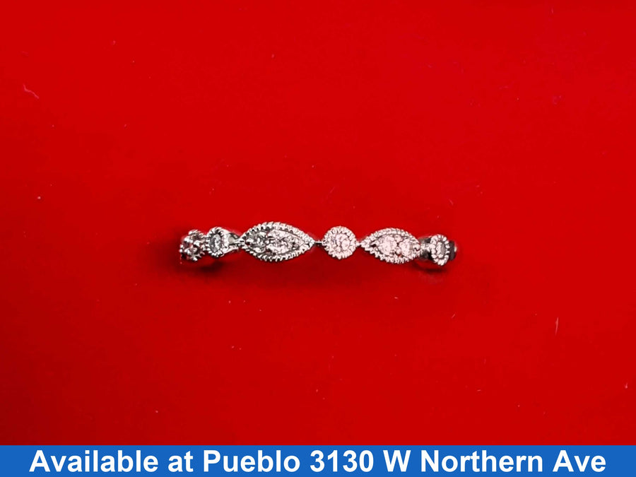 Women's Ring - White Gold 10k (.417) 1.4 grams Size 7