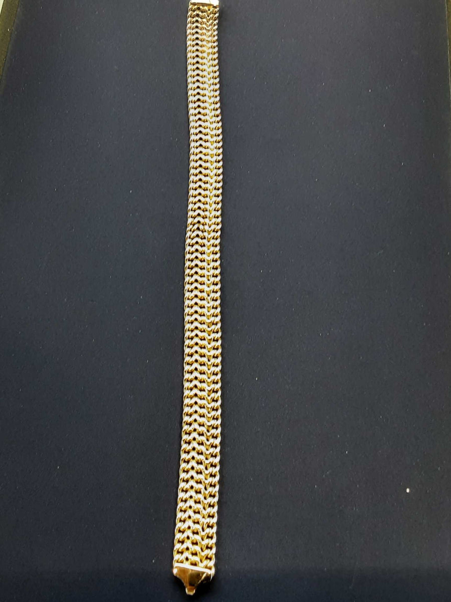 Woven Bracelet - Yellow Gold 14k (.585) 11.6 grams 8 inch
