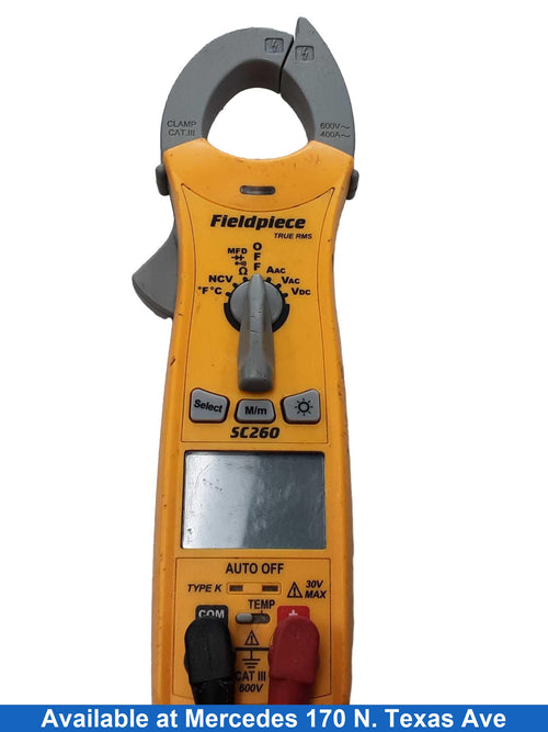 Fieldpiece Sc260 Yellow Electrical Testing Instrument