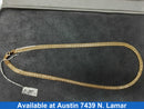 Herringbone Chain - Yellow Gold 14k (.585) 9.6 grams 22 inch