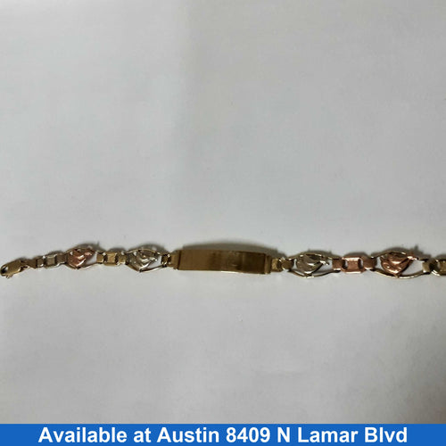ID Bracelet - Yellow Gold 14k (.585) 12 grams 8 inch